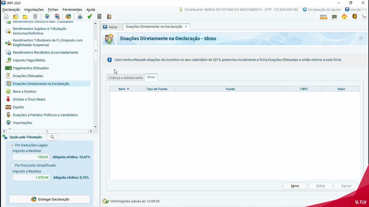 Plataforma GLFLIX - Enio Alves