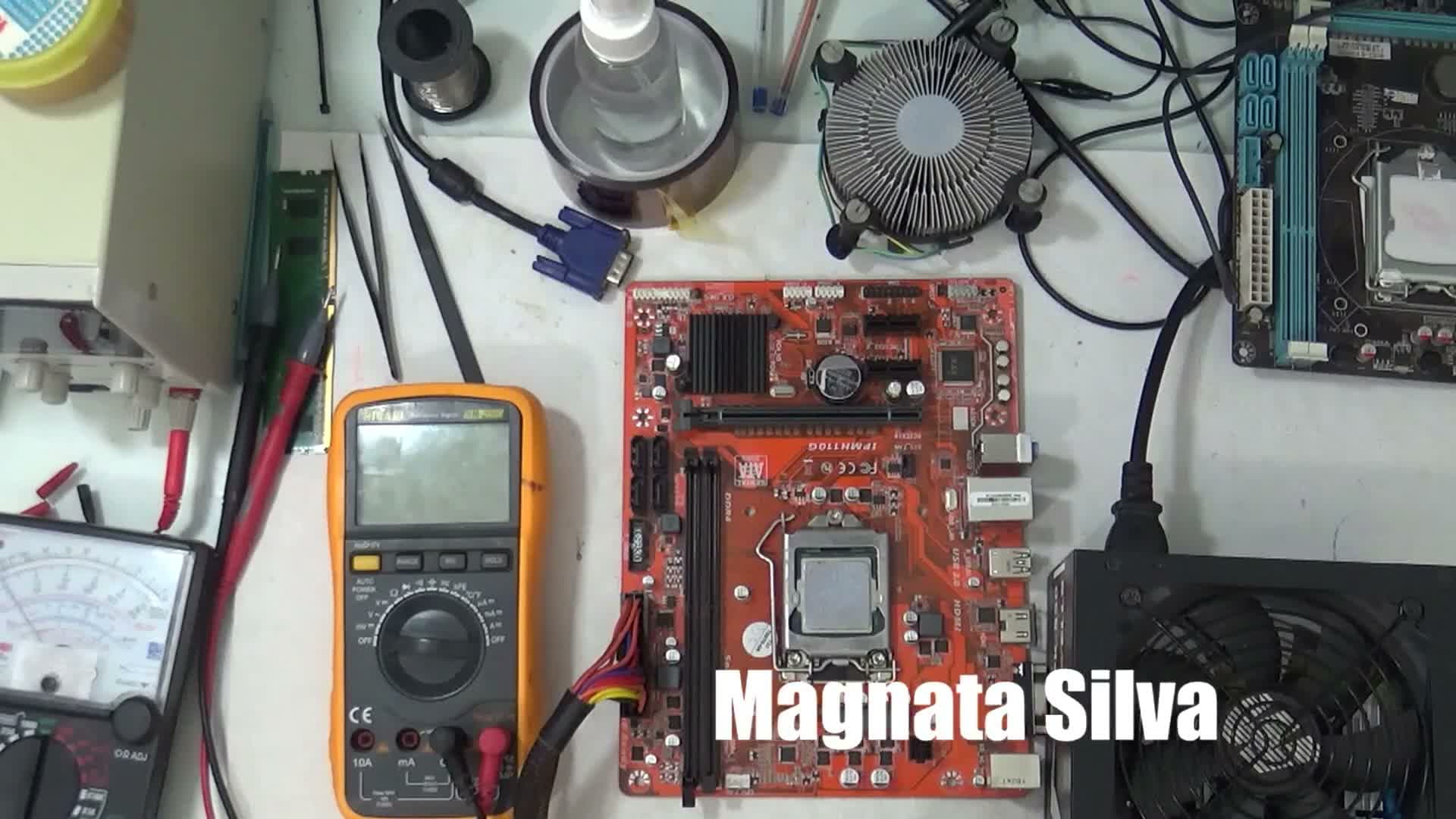 Curso Prático de Reparo em Placa Mãe de Desktop - Magnata Silva