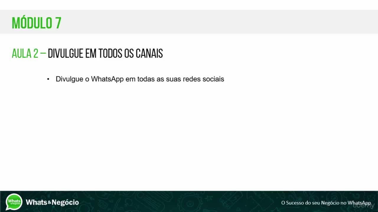 Como Vender Mais Usando o Whatsapp - Udemy