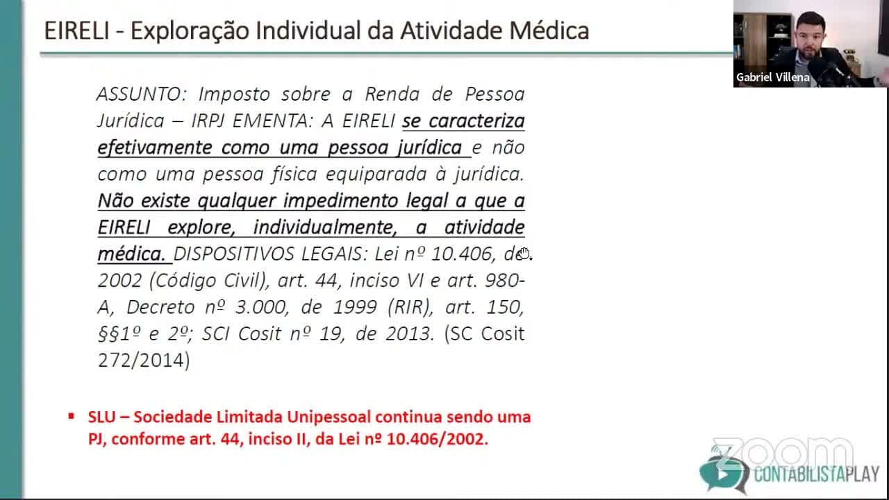Clínicas Médicas Odontológicas e Saúde - Contabilista Play