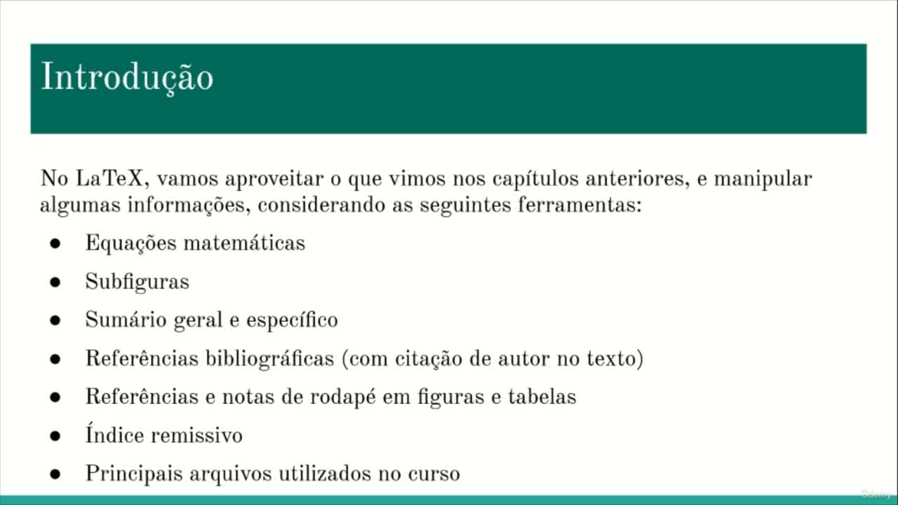 Curso de LaTeX Do Básico ao Avançado - Rodrigo Barboza