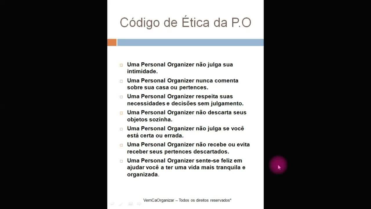 Curso de Formação em Personal Organizer - Carla Borges