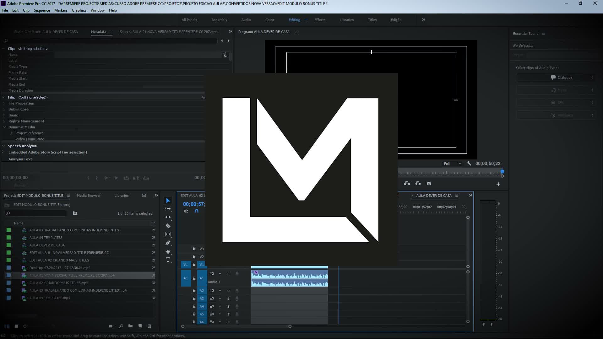 A Edição em Essência com Adobe Premiere - Udemy
